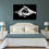 Black & White Holding Hands Canvas Wall Art Bedroom