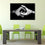 Black & White Holding Hands Canvas Wall Art Dining Room