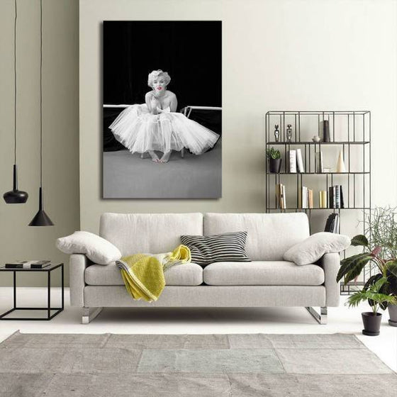 Black And White Marilyn Monroe Wall Art Living Room