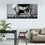 Black & White Piano Player 3 Panels Canvas Wall Art Dining Room