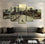 Atlanta Scene In A TV Series Canvas Wall Art Living Room
