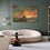 Black Piano At Sunset Canvas Wall Art Bedroom