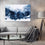 Blue Mountains Abstract Canvas Wall Art Living Room