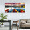 Boats To The Forest 3 Panels Canvas Wall Art Dining Room
