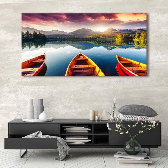 Boats To The Forest Wall Art Decor