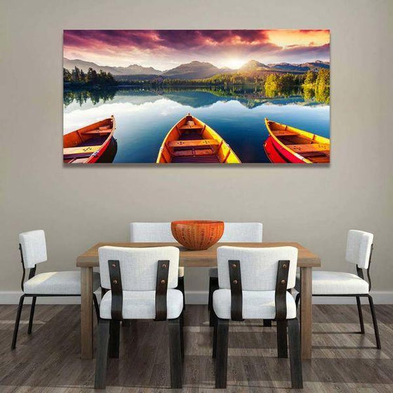Boats To The Forest Wall Art Dining Room