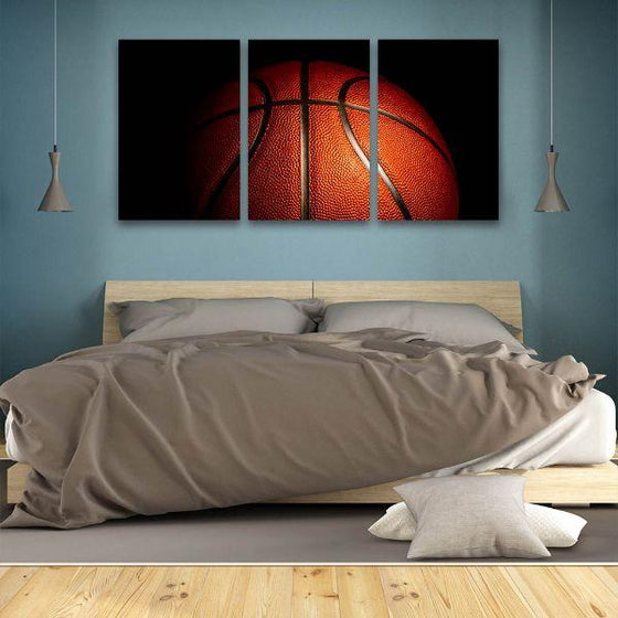 Bouncy Basketball Canvas Art