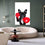 French Bulldog Boxer Canvas Wall Art Bedroom