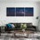 Breathtaking Night Sky 3 Panels Canvas Wall Art Living Room