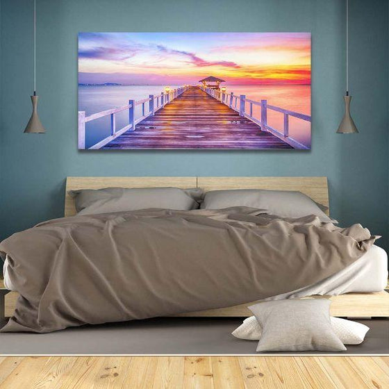 Bridge To The Best Sunrise Canvas Wall Art Bedroom