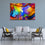Bright Colors Abstract Canvas Wall Art Decor