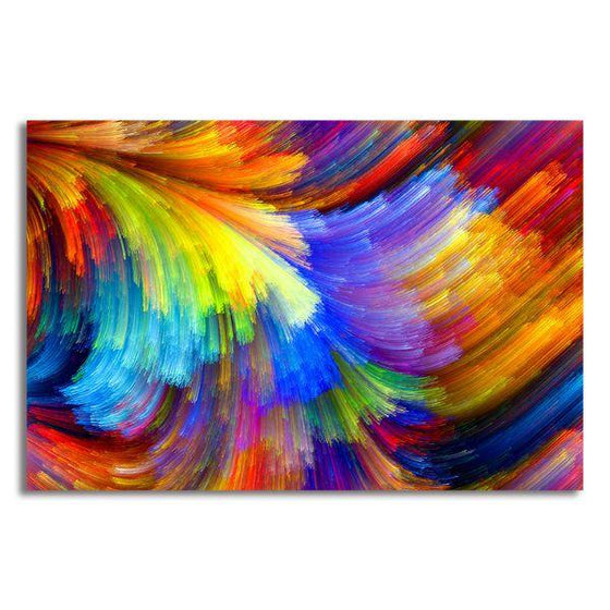 Bright Colors Abstract Canvas Wall Art