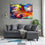 Bright Ethereal Abstract Canvas Wall Art Decor