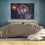Bright Starry Universe Canvas Wall Art Bedroom