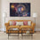 Bright Starry Universe Canvas Wall Art Living Room