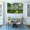 Bright Sunny Landscape Canvas Wall Art Dining Room
