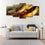 Bright Waves 5 Panels Abstract Canvas Wall Art Living Room