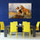 Scottish Shepherd Dog Canvas Wall Art Dining Room