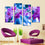 Fresh Purple Orchids Canvas Wall Art Decor