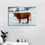 Brown Highland Cow Canvas Wall Art Decor