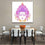 Buddha Face With Mandala Canvas Wall Art Dining Room