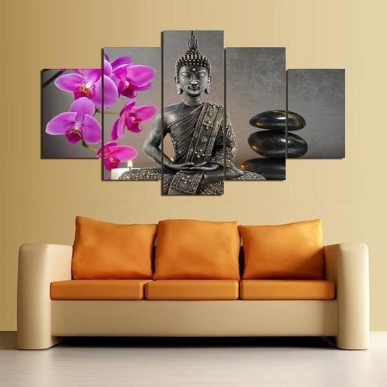 Buddha Wall Art Wood Canvases