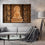 Buddha With Halo Canvas Wall Art Living Room