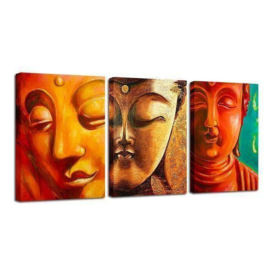 Buddhist Symbol Wall Art Canvases
