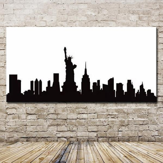 cityscape painting living room decor