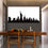 cityscape painting living room decor