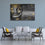 Calm Buddha Face Canvas Wall Art Living Room