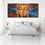 Calm Face Of Buddha 3 Panels Canvas Wall Art Bedroom