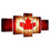 Canadian Flag Wall Art Idea