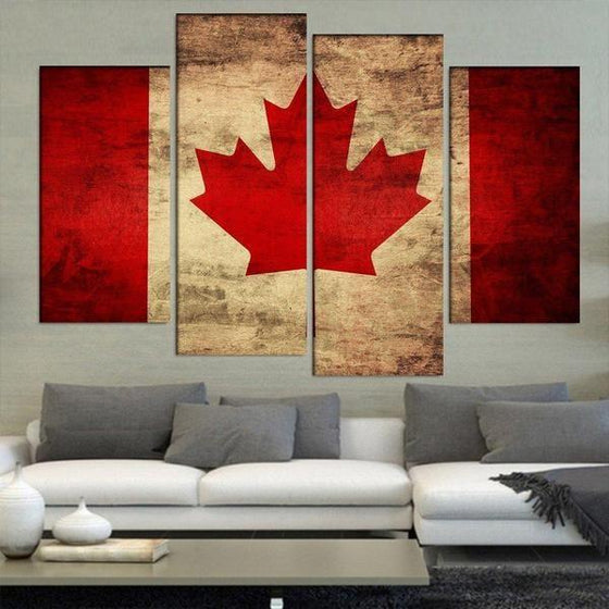 Canadian Flag Wall Art Ideas