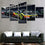 Circuit Race Cars Canvas Wall Art Living Room
