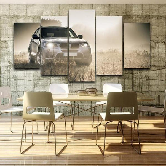 BMW X5 Canvas Wall Art Dining Room