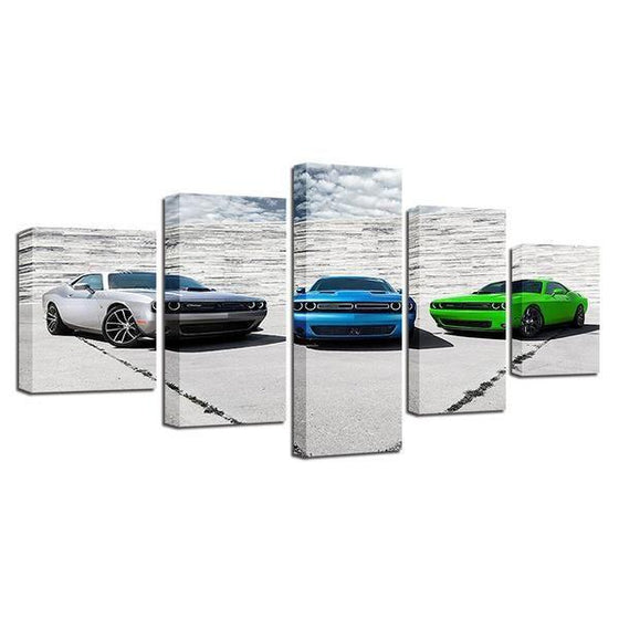 Dodge Challenger Muscle Cars Canvas Wall Art Ideas