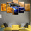 Blue Subaru WRX Canvas Wall Art Living Room
