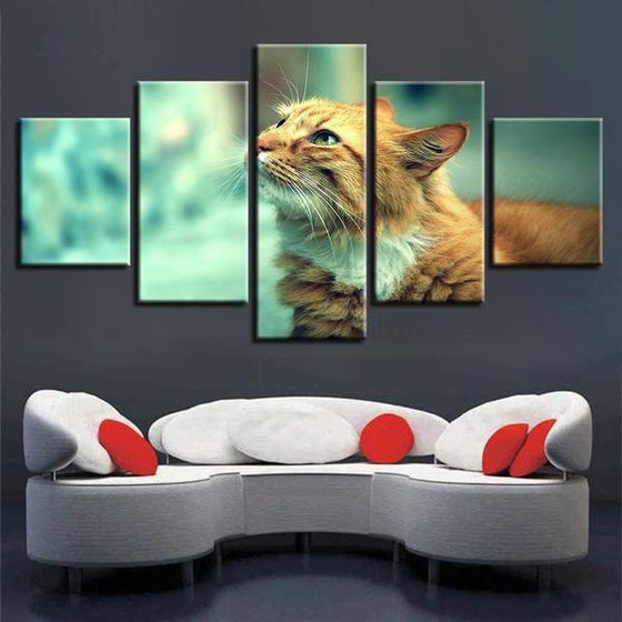 Cat Wall Art Canvas