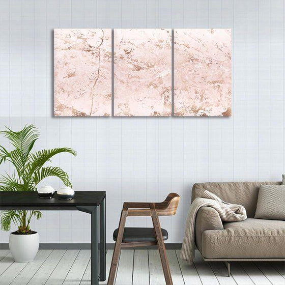 Cherry Blossoms 3 Panels Abstract Canvas Wall Art Decor