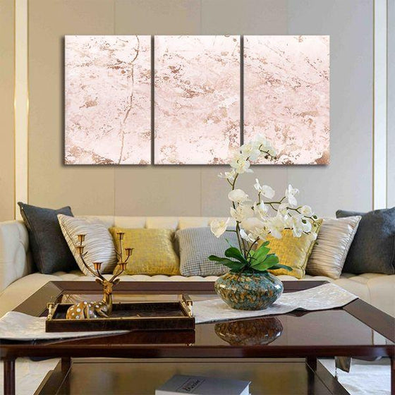 Cherry Blossoms 3 Panels Abstract Canvas Wall Art Set
