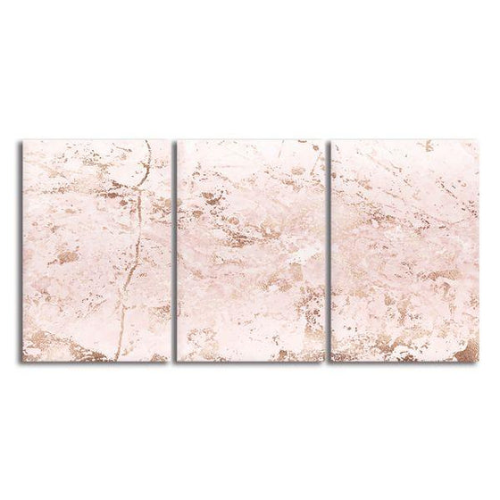 Cherry Blossoms 3 Panels Abstract Canvas Wall Art