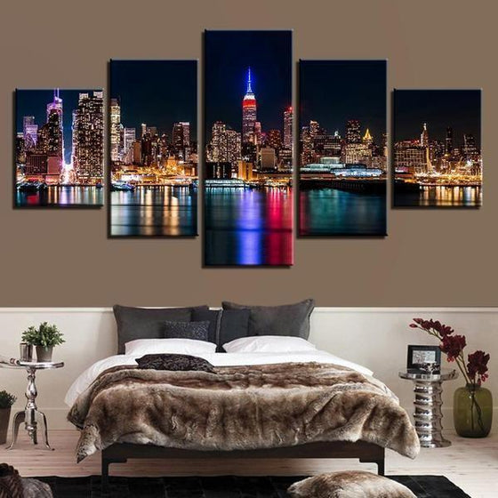 City Outline Wall Art Canvas