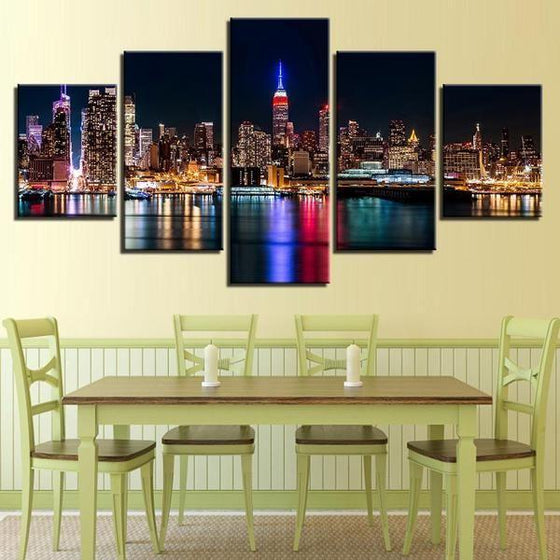 City Outline Wall Art Canvases