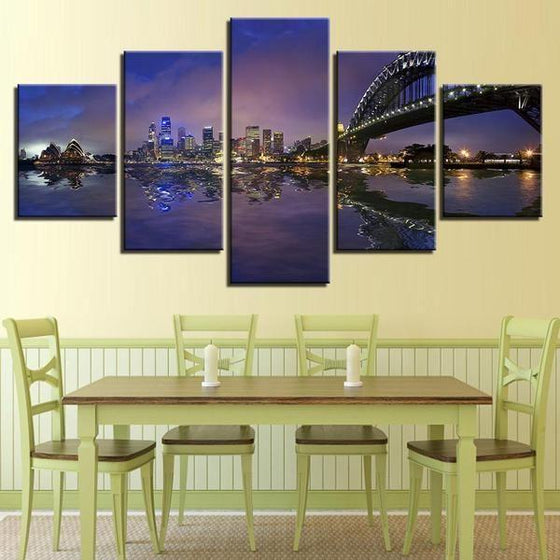 City Scene Wall Art Canvases