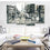 Cityscape Black And White Wall Art Canvas