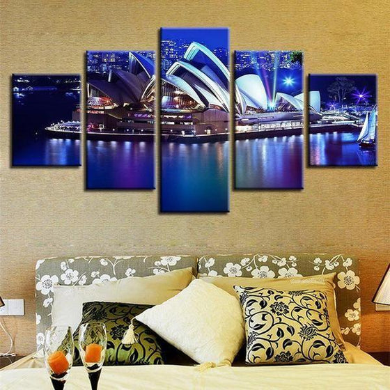 Cityscape Metal Wall Art Canvases