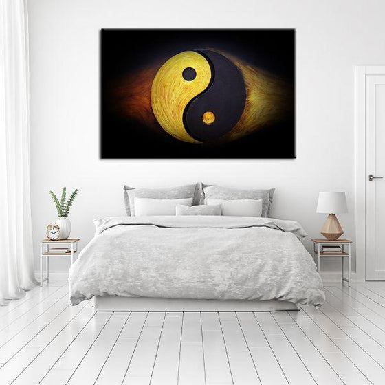 Classic Yin And Yang Canvas Wall Art Bedroom