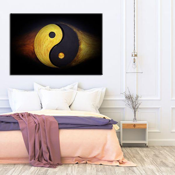 Classic Yin And Yang Canvas Wall Art Decor