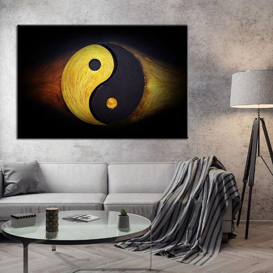 Classic Yin And Yang Canvas Wall Art Living Room